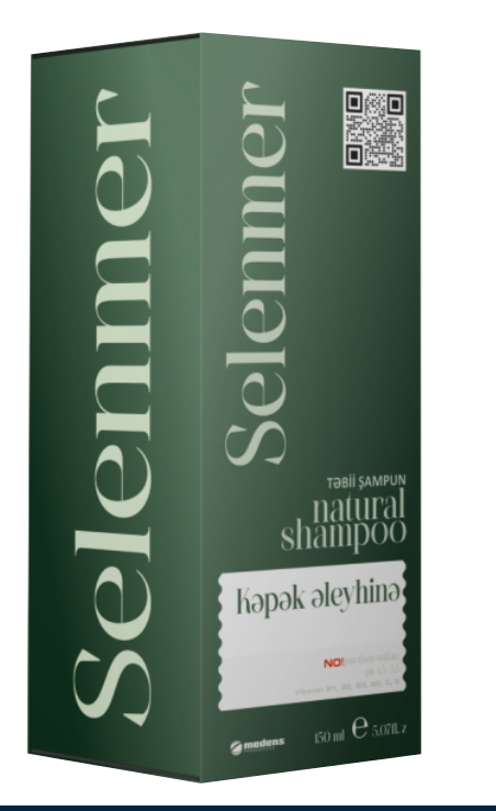 SELENMER  (Kəpək əleyhinə şampun) 150 ml şampun