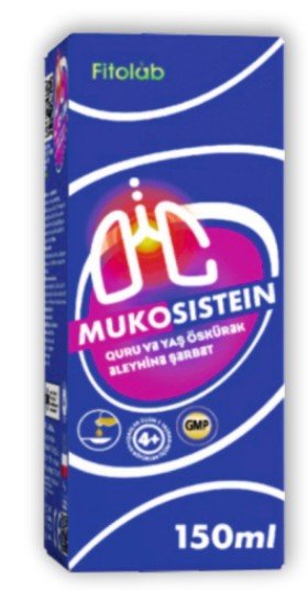 MUKOSİSTEİN  (Quru və yaş öskürək əleyhinə vasitə) 150 ml şərbət