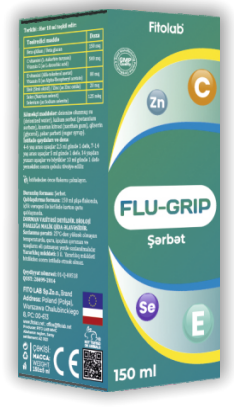 FLU-GRIP  (İmmun sistemini möhkəmləndirən preparat) 150 ml şərbət